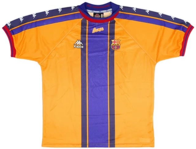 Kappa 1997-98 Barcelona Away Shirt - 8/10 - (L)