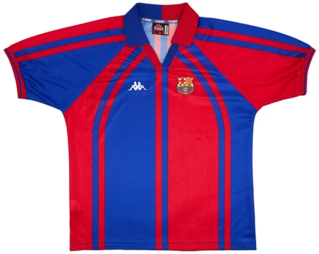 Kappa 1997-98 Barcelona European Home Shirt - 5/10 - (L)