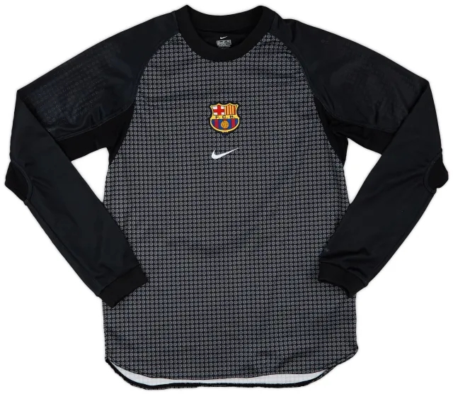 Nike 2000-01 Barcelona GK Shirt - 9/10 - (XL.Boys)