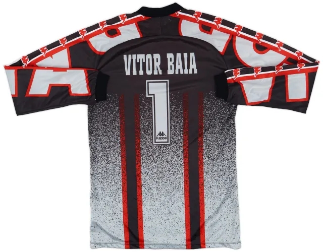 Kappa 1996-97 Barcelona Basic GK Shirt Vitor Baia #1 - 9/10 - (M)