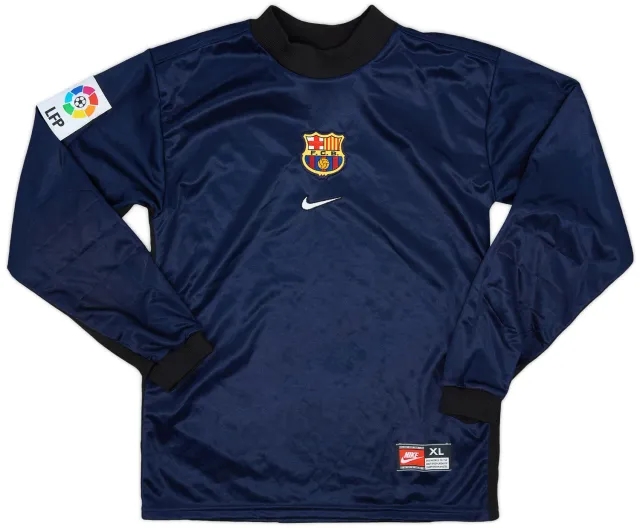 Nike 1998-99 Barcelona GK Shirt - 7/10 - (XL.Boys)