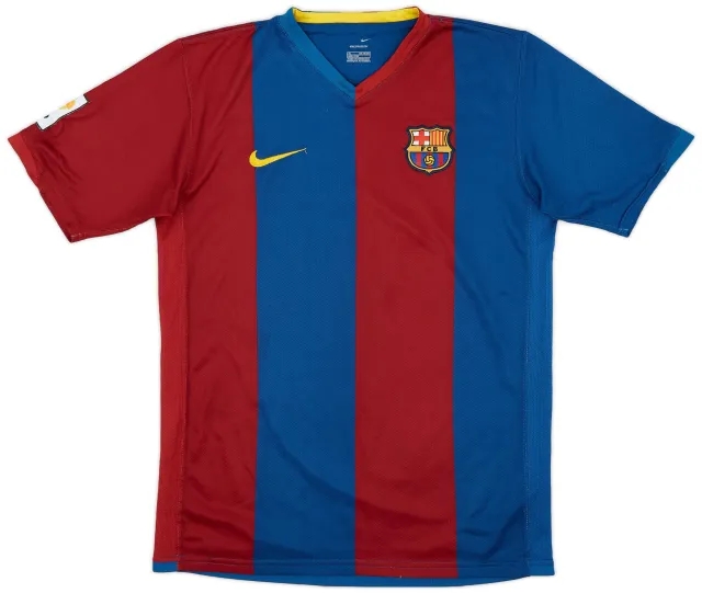 Nike 2006-07 Barcelona Home Shirt - 8/10 - (XL.Boys)