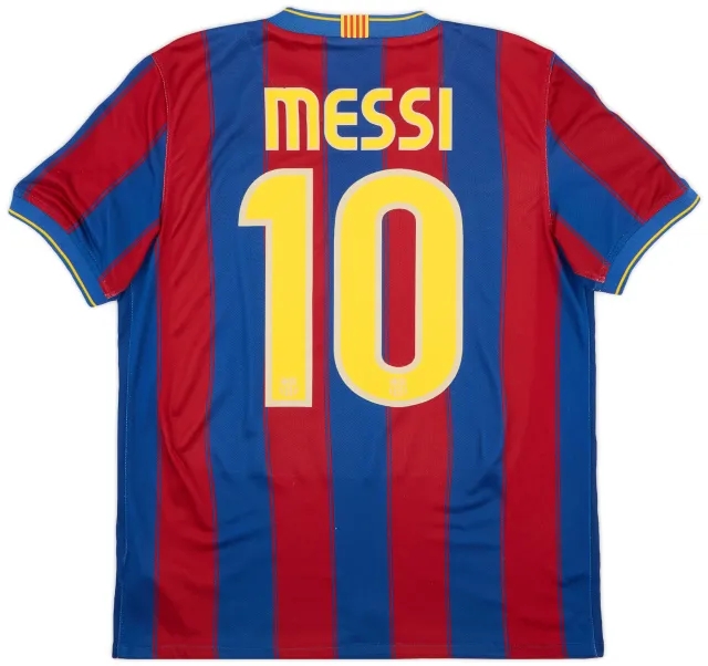 Nike 2009-10 Barcelona Home Shirt Messi #10 - 7/10 - (S)