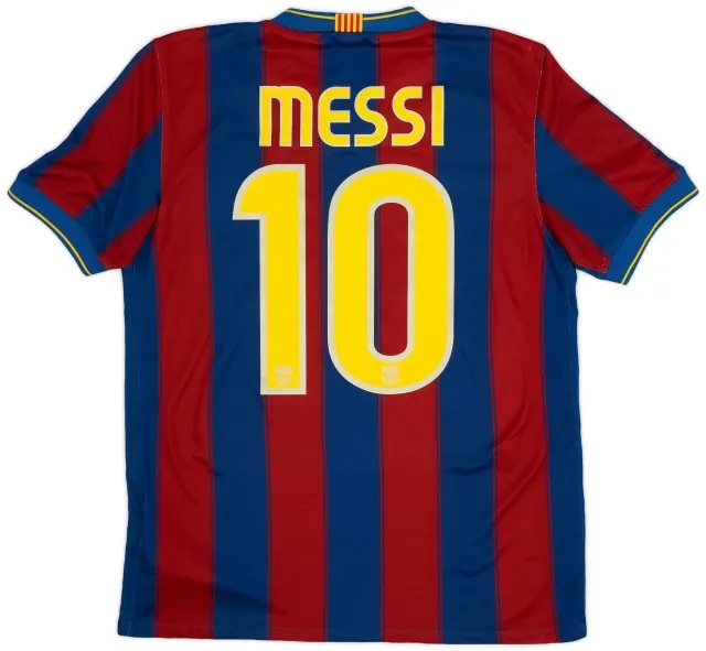 Nike 2009-10 Barcelona Home Shirt Ibrahimovic #9 - 8/10 - (XL)