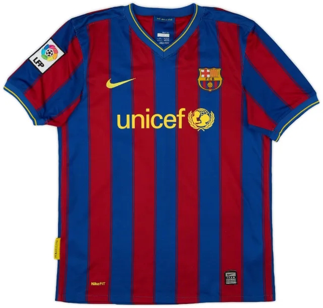 Nike 2010-11 Barcelona Home Shirt - 7/10 - (XL.Boys)