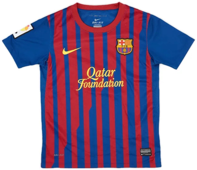 Nike 2011-12 Barcelona Home Shirt - 8/10 - (S.Boys)