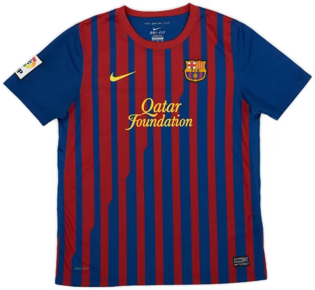 Nike 2011-12 Barcelona Home Shirt - 8/10 - (XL.Boys)