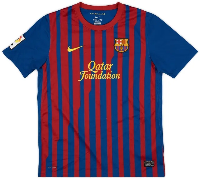 Nike 2011-12 Barcelona Home Shirt - 9/10 - (XL.Boys)