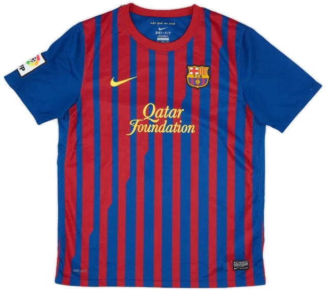 Nike 2011-12 Barcelona Home Shirt - 9/10 - (XL.Boys)