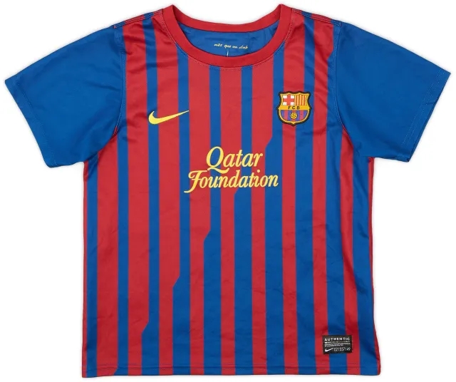 Nike 2011-12 Barcelona Home Shirt - 8/10 - (S.Boys)