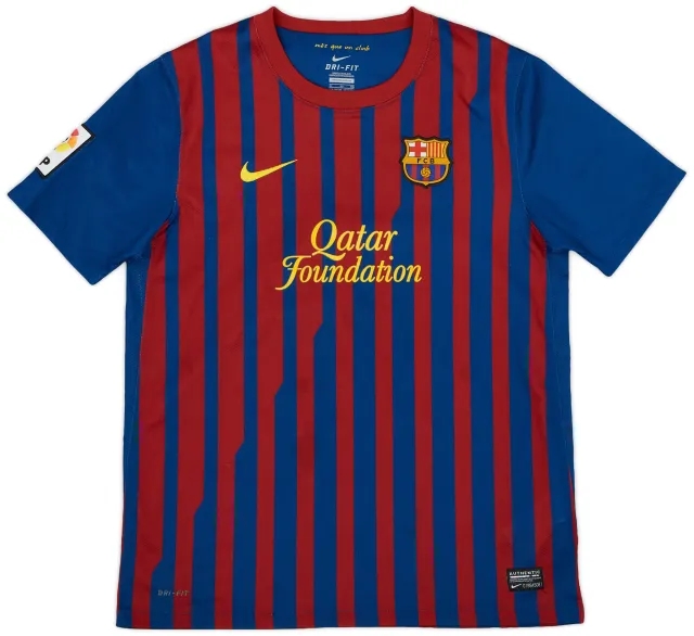 Nike 2011-12 Barcelona Home Shirt - 9/10 - (XL.Boys)