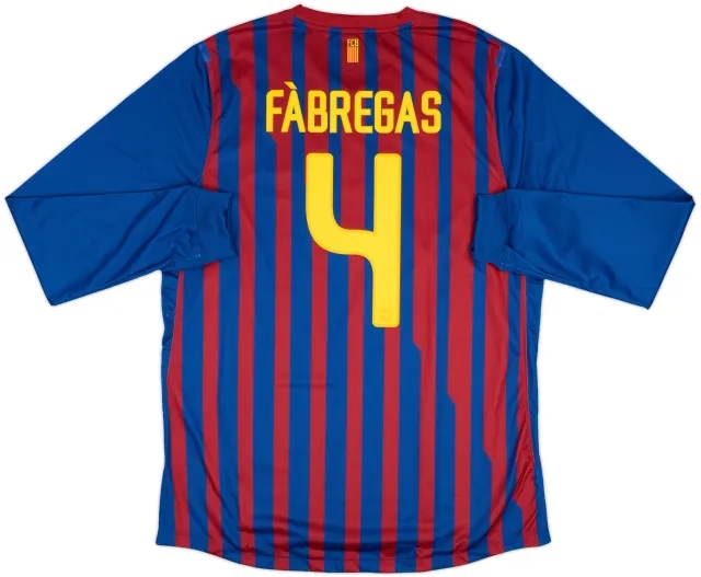 Nike 2011-12 Barcelona Basic Home Shirt - 8/10 - (XL)