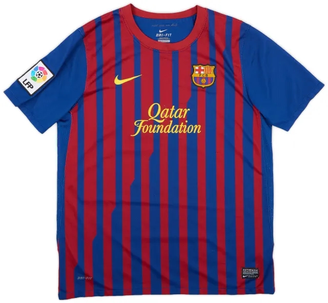 Nike 2011-12 Barcelona Home Shirt - 5/10 - (XL.Boys)