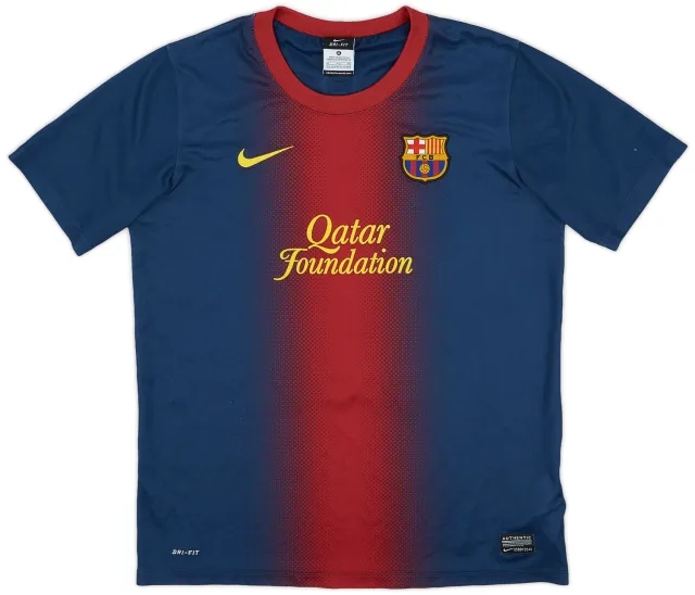 Nike 2012-13 Barcelona Home Shirt - 8/10 - (XL.Boys)
