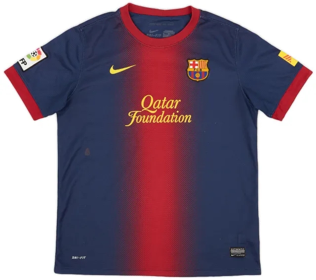Nike 2012-13 Barcelona Home Shirt - 7/10 - (XL.Boys)