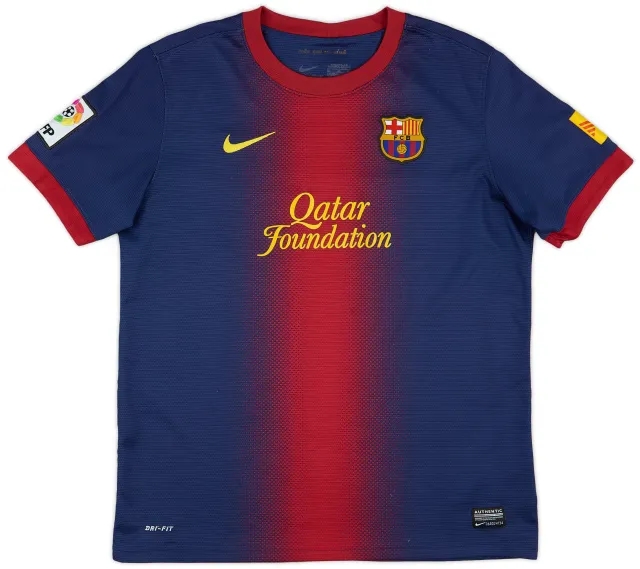 Nike 2012-13 Barcelona Home Shirt - 8/10 - (XL.Boys)
