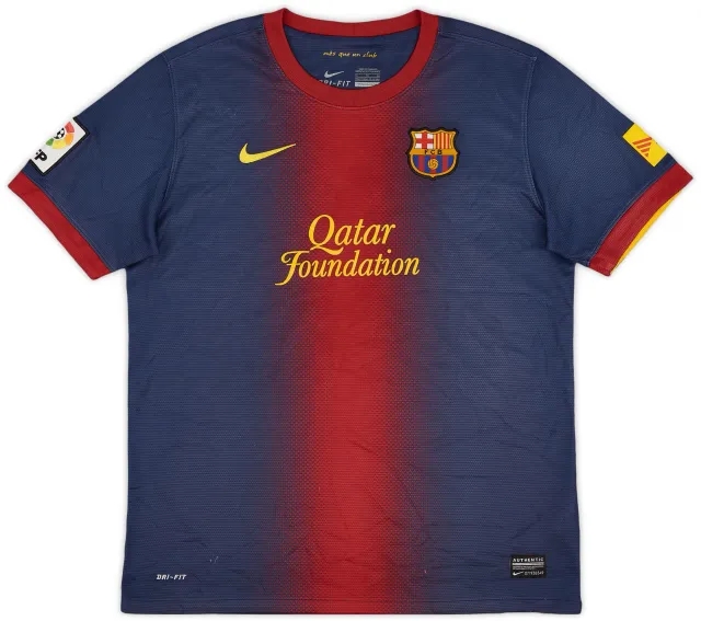 Nike 2012-13 Barcelona Home Shirt Messi #10 - 7/10 - (XXL)
