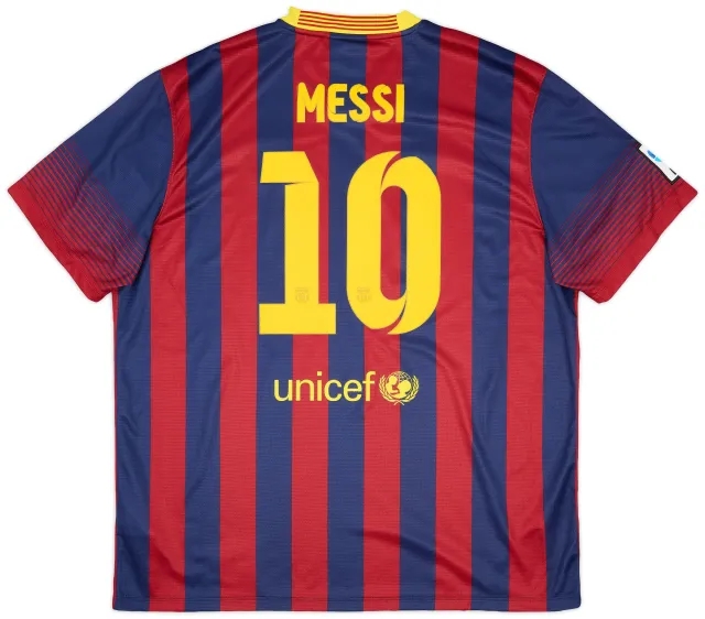 Nike 2013-14 Barcelona Home Shirt Neymar Jr #11 - 6/10 - (XL.Boys)