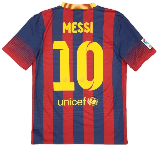 Nike 2013-14 Barcelona Home Shirt Messi #10 - 5/10 - (S)