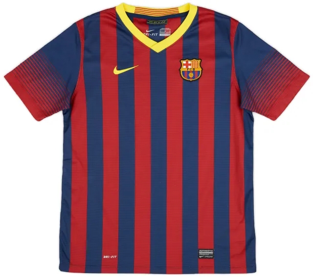 Nike 2013-14 Barcelona Home Shirt - 8/10 - (XL.Boys)