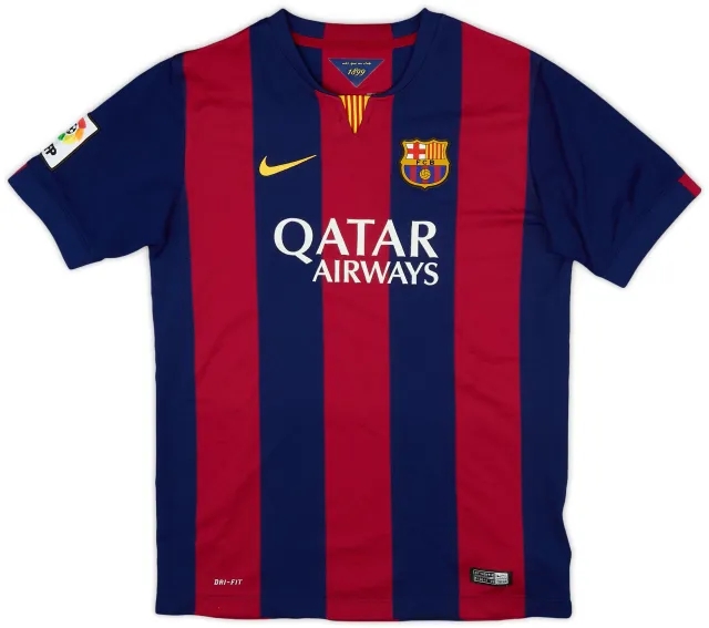 Nike 2014-15 Barcelona Home Shirt - 10/10 - (XL.Boys)