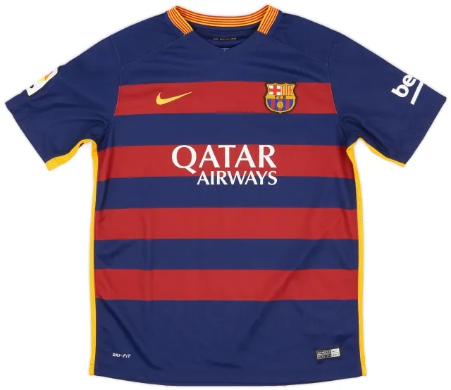 Nike 2015-16 Barcelona Home Shirt - 7/10 - (XL.Boys)