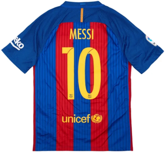 Nike 2016-17 Barcelona Home Shirt - 8/10 - (Women's XS)
