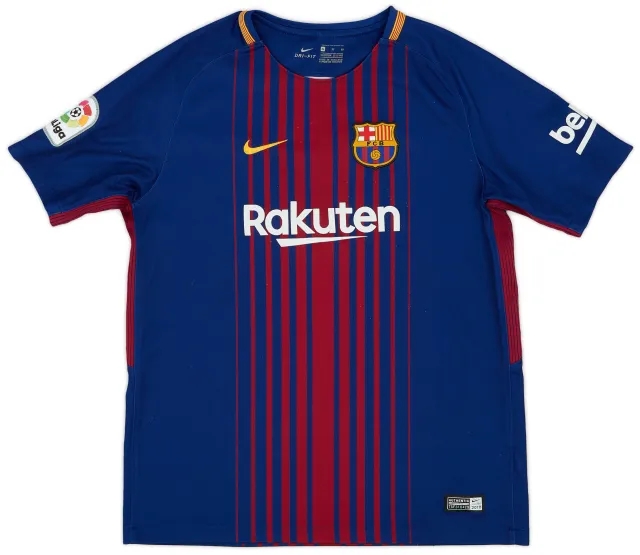 Nike 2017-18 Barcelona Home Shirt - 6/10 - (XL.Boys)