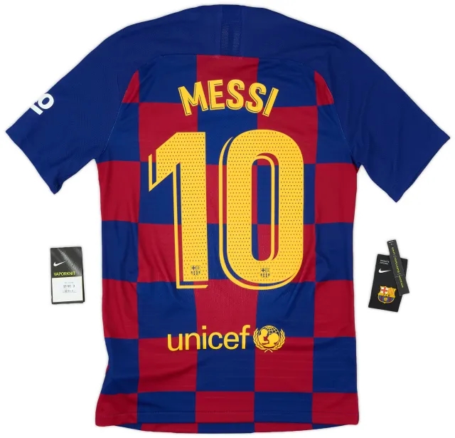Nike 2019-20 Barcelona Authentic Home Shirt Messi #10 (S)