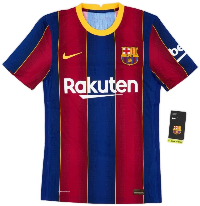 Nike 2020-21 Barcelona Authentic Home Shirt (XS)