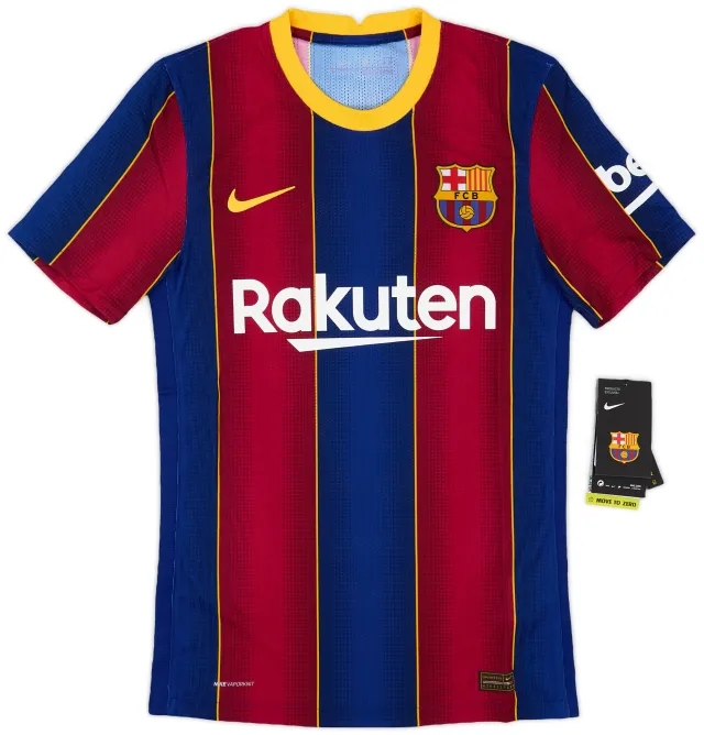Nike 2020-21 Barcelona Authentic Home Shirt (XS)