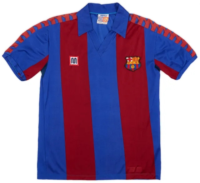 Meyba 1984-89 Barcelona Home Shirt - 9/10 - (S)