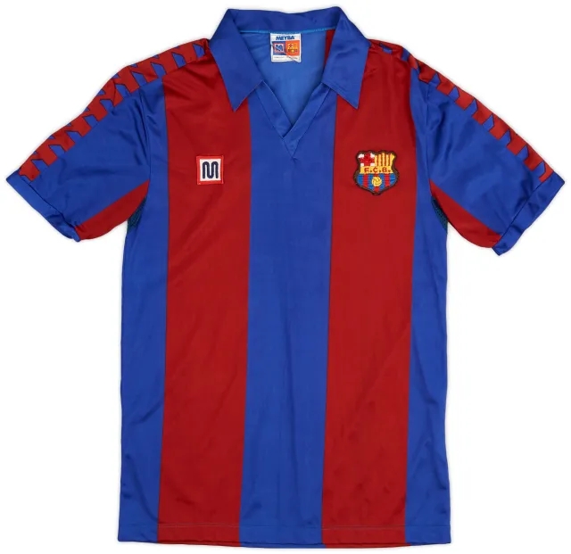 Meyba 1984-89 Barcelona Home Shirt - 9/10 - (S)
