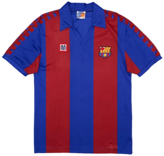 Meyba 1984-89 Barcelona Home Shirt - 8/10 - (S)