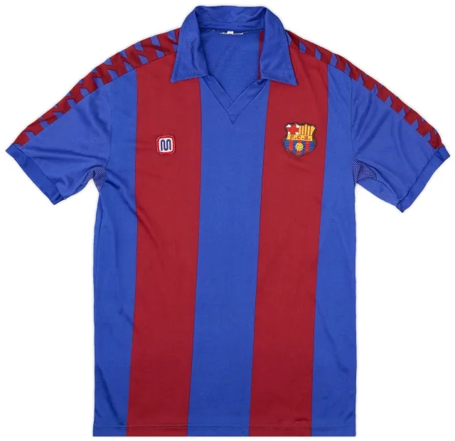 Meyba 1984-89 Barcelona Home Shirt - 7/10 - (S)