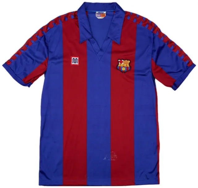 Meyba 1984-89 Barcelona Home Shirt - 6/10 - (XL)