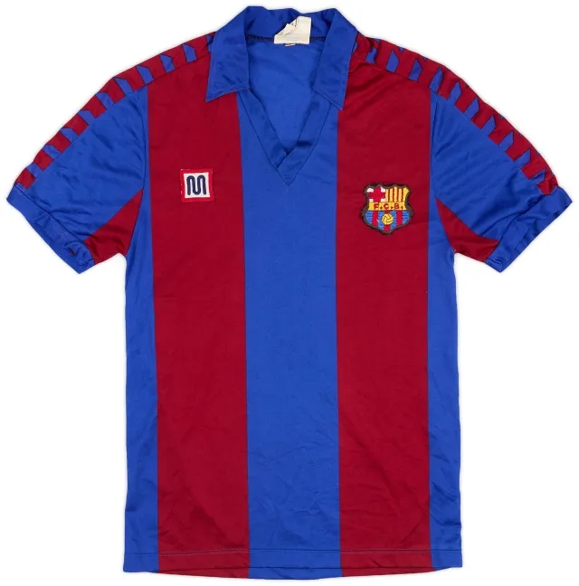 Meyba 1984-89 Barcelona Home Shirt - 9/10 - (S)