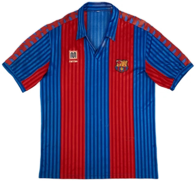 Meyba 1984-89 Barcelona Home Shirt - 6/10 - (M)