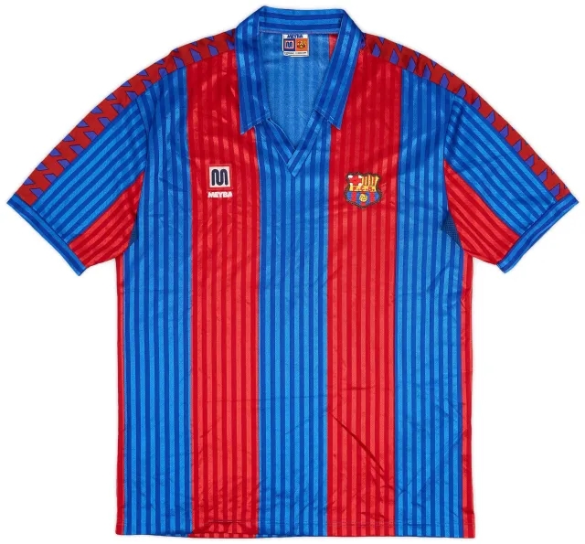 Meyba 1989-92 Barcelona Home Shirt - 8/10 - (XXL)