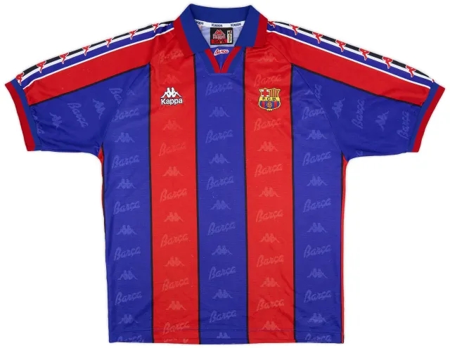 Kappa 1995-97 Barcelona Home Shirt - 8/10 - (XL)