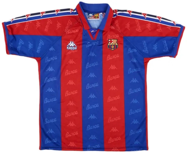 Kappa 1995-97 Barcelona Home Shirt - 7/10 - (S)