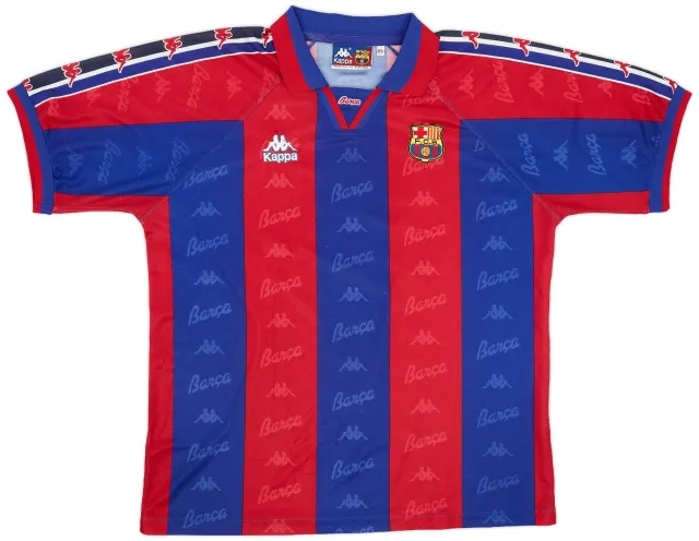 Kappa 1995-97 Barcelona Home Shirt - 8/10 - (XL)