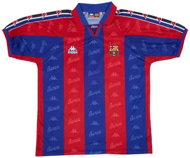 Kappa 1995-97 Barcelona Home Shirt - 8/10 - (XL)