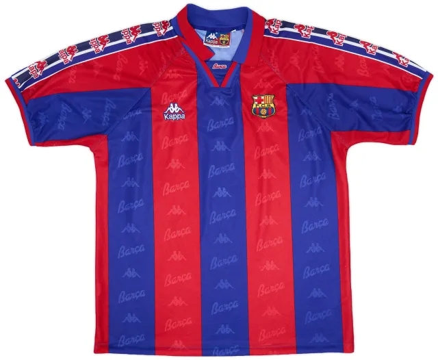 Kappa 1995-97 Barcelona Home Shirt - 8/10 - (XL)