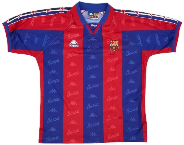 Kappa 1995-97 Barcelona Home Shirt - 8/10 - (L)