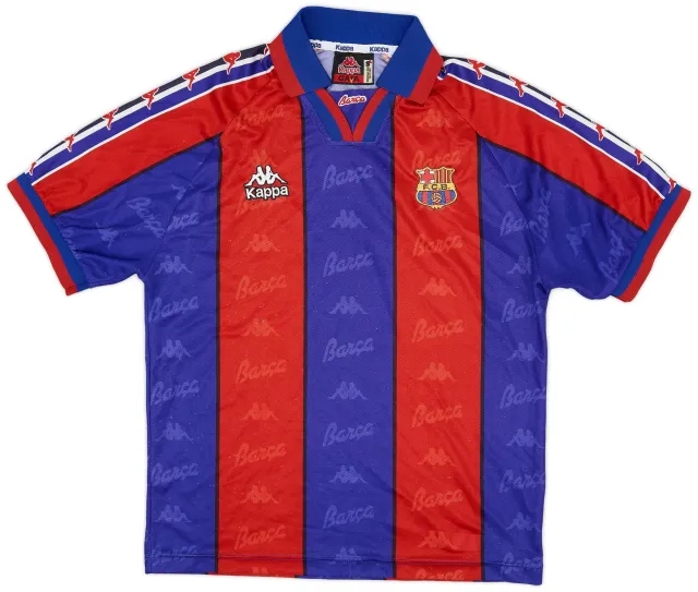 Kappa 1995-97 Barcelona Home Shirt - 6/10 - (S)