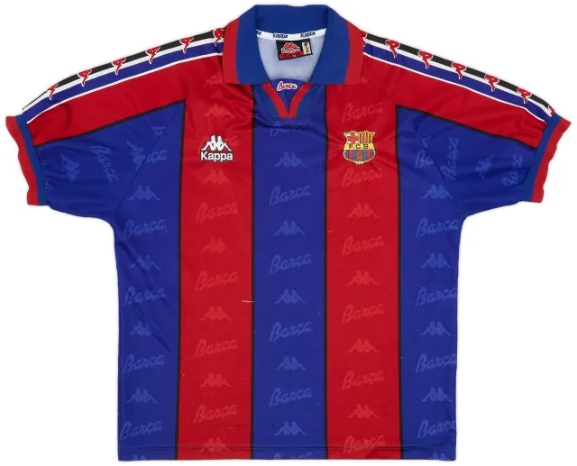 Kappa 1995-97 Barcelona Home Shirt - 6/10 - (S)