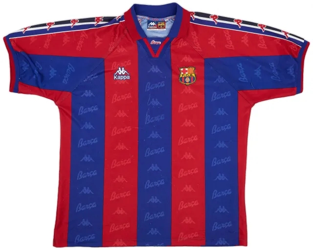 Kappa 1995-97 Barcelona Home Shirt - 6/10 - (XL)