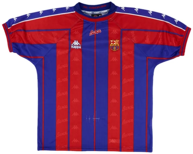 Kappa 1997-98 Barcelona Home Shirt - 7/10 - (L)