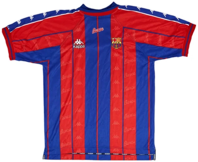 Kappa 1997-98 Barcelona Home Shirt - 8/10 - (XL)